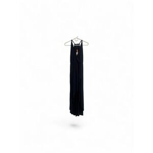 Gilli Rocca Racerback Hi-Lo Maxi Dress in the color Navy, size Large NWT